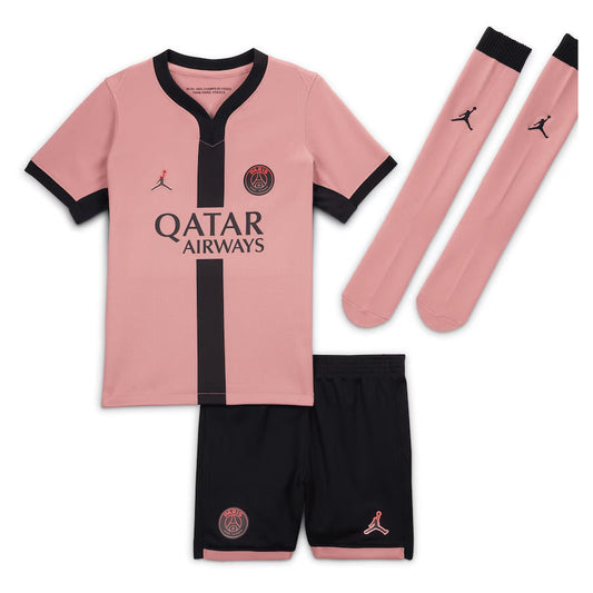CAMISA E PANTALONES CORTOS PARA NIÑOS PSG THIRD 24/25 - CON MEDIAS