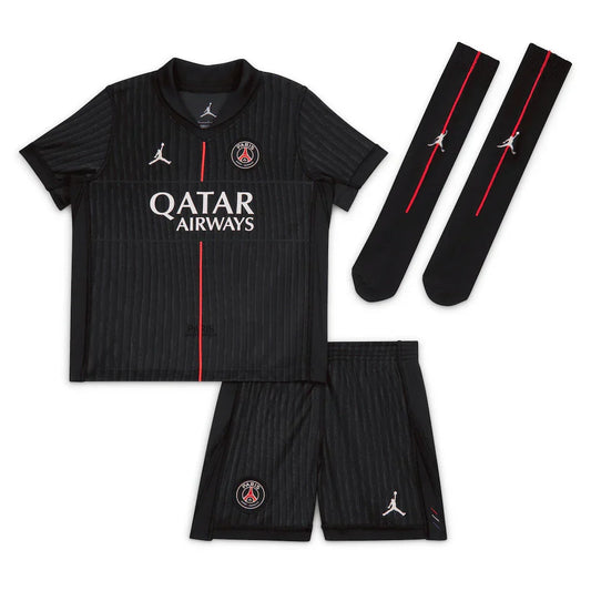 CAMISA E PANTALONES CORTOS PARA NIÑOS PSG FOURTH 25/26 - CON MEDIAS