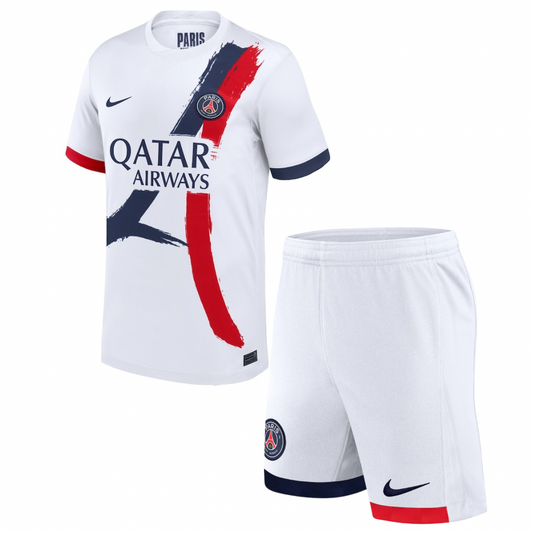 CAMISA E PANTALONES CORTOS PARA NIÑOS PSG AWAY 24/25