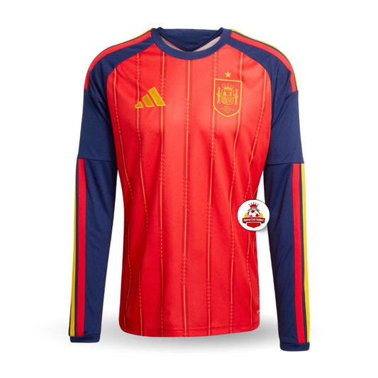 CAMISETA NIÑOS ESPAÑA I 2026 WORLD CUP HOMBRE (MANGA LARGA)
