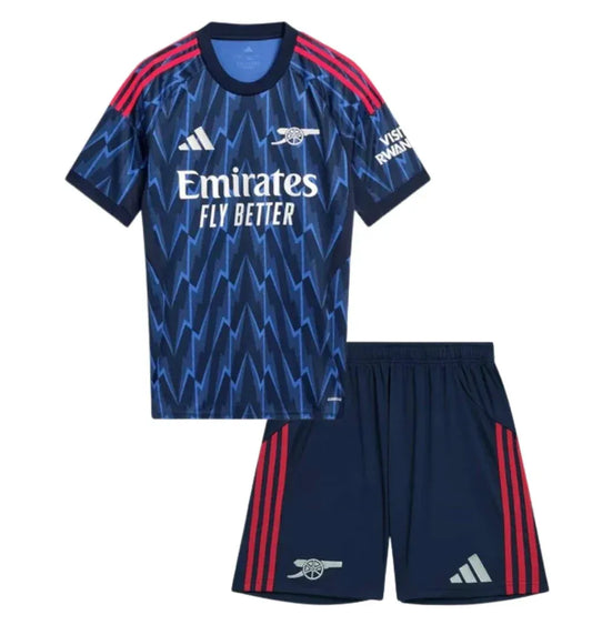 CAMISA Y PANTALONES CORTOS PARA NIÑOS ARSENAL 2025/26