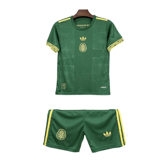 UNIFORME NIÑOS MÉXICO GOLD 2025/26 - VERDE