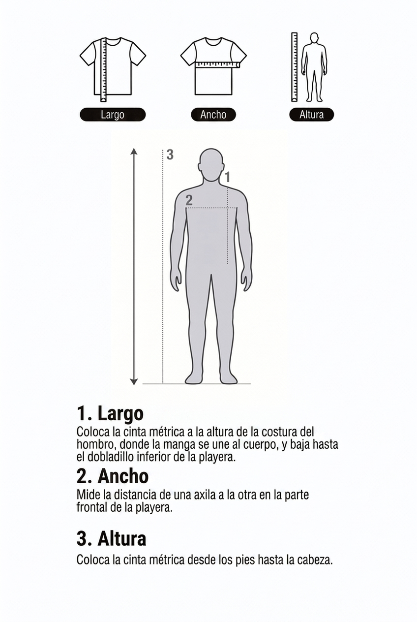 Cómo medir tu talla